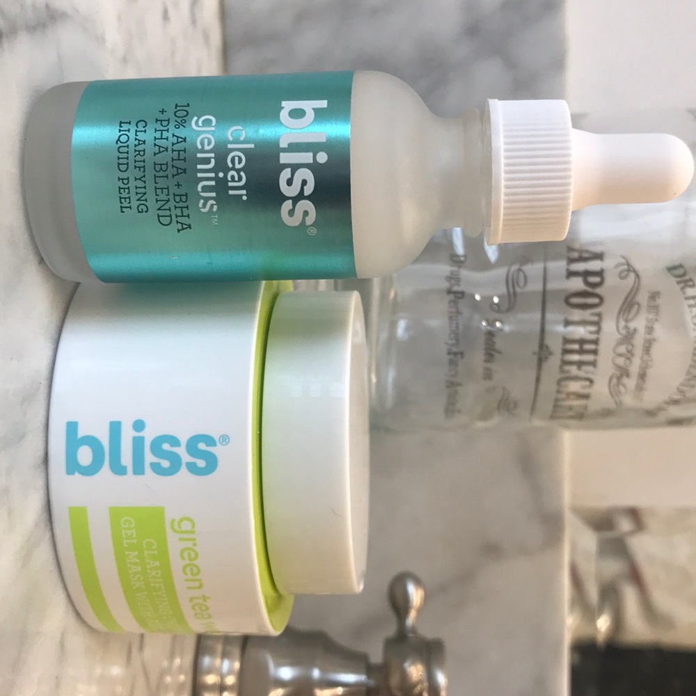 Bliss Night Gel & AHA,BHA,+ PHA Liquid Peel
